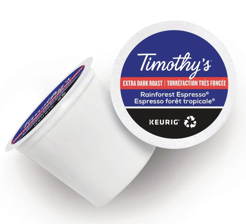 Timothy's World Coffee Rainforest Espresso K-Cup